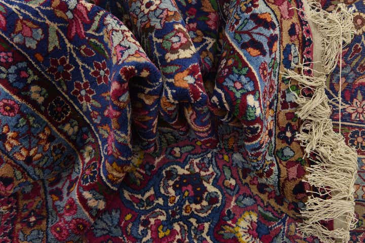 16' 3 x 23' 1 Hand Knotted Kerman Persian Wool Rug