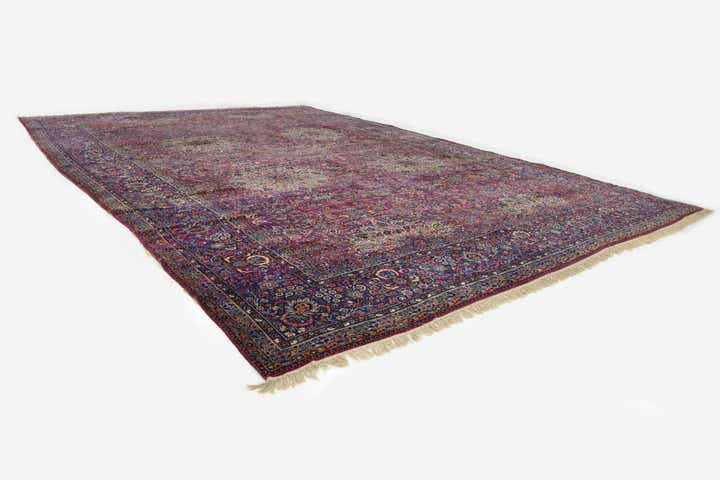 16' 3 x 23' 1 Hand Knotted Kerman Persian Wool Rug