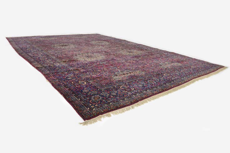 Detail image of 16' 3 x 23' 1 Hand Knotted Kerman Persian Wool Rug