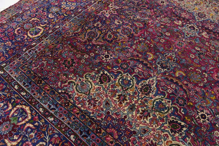 16' 3 x 23' 1 Hand Knotted Kerman Persian Wool Rug