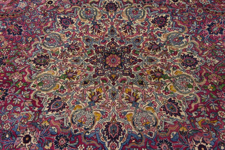 16' 3 x 23' 1 Hand Knotted Kerman Persian Wool Rug