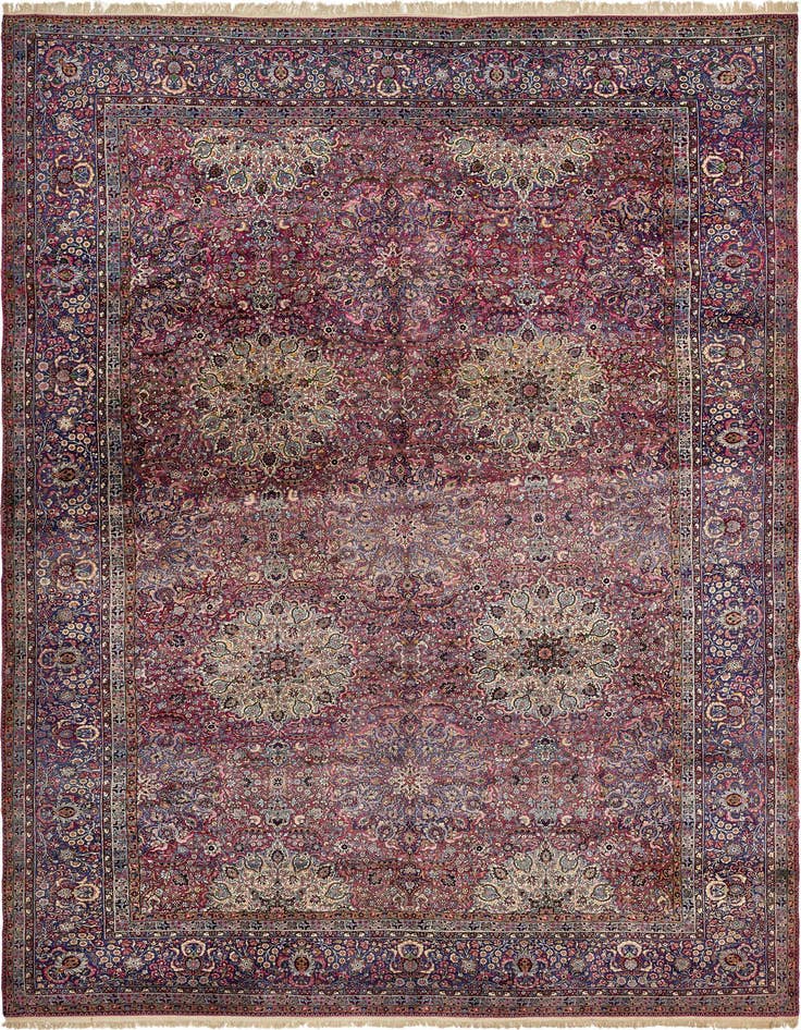 Detail image of 16' 3 x 23' 1 Hand Knotted Kerman Persian Wool Rug