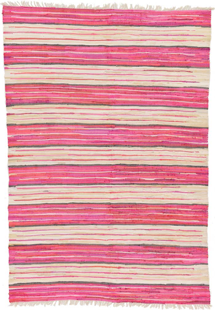 6' 7 x 9' 10 Hand Woven Kilim Dhurrie Rug
