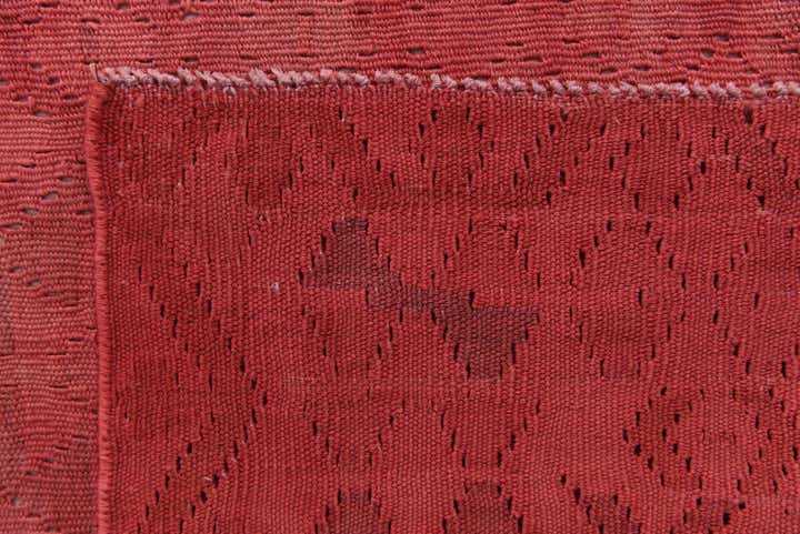 6' 9 x 9' 9 Hand Woven Kilim Fars Wool Rug