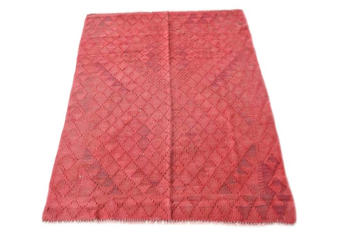 Detail image of 2' 7 x 3' 10 Hand Woven Kilim Fars Rug