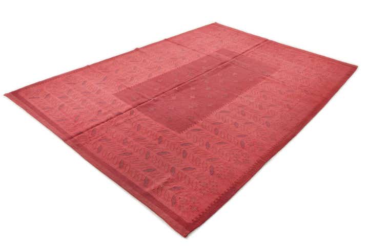 6' 9 x 9' 9 Hand Woven Kilim Fars Wool Rug