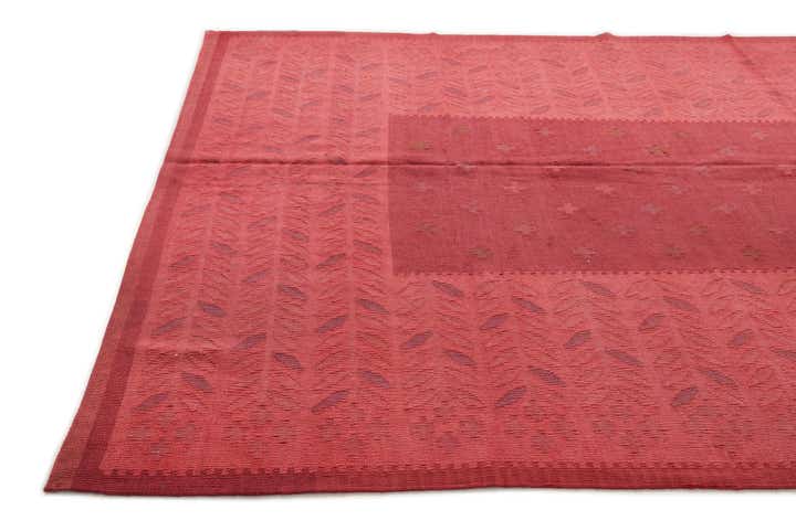 6' 9 x 9' 9 Hand Woven Kilim Fars Wool Rug