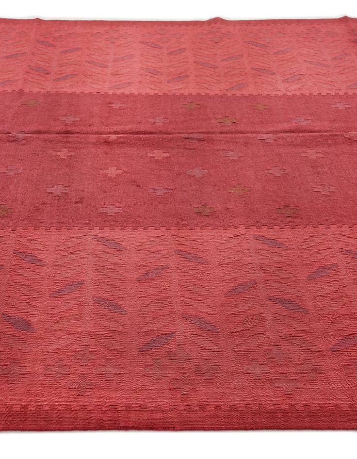 Detail image of 6' 9 x 9' 9  Hand Woven Kilim Fars Wool Rug