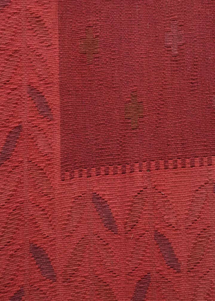 6' 9 x 9' 9 Hand Woven Kilim Fars Wool Rug
