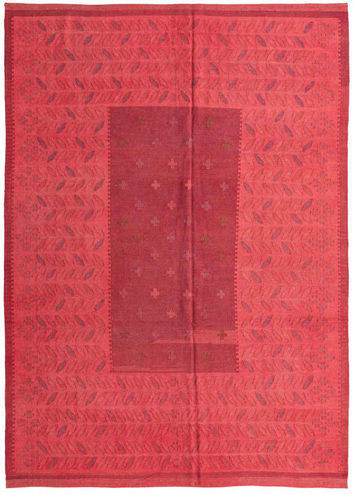 6' 9 x 9' 9 Hand Woven Kilim Fars Wool Rug