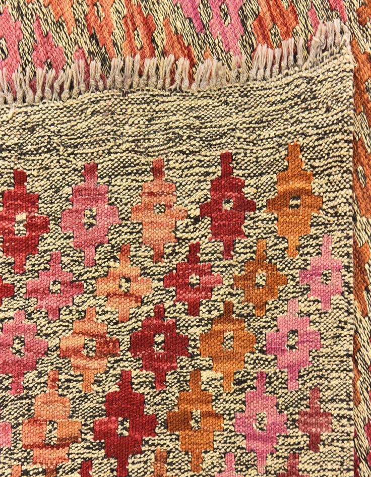 Detail image of 10' 4 x 13' 2 Hand Woven Kilim Modern Wool Rug