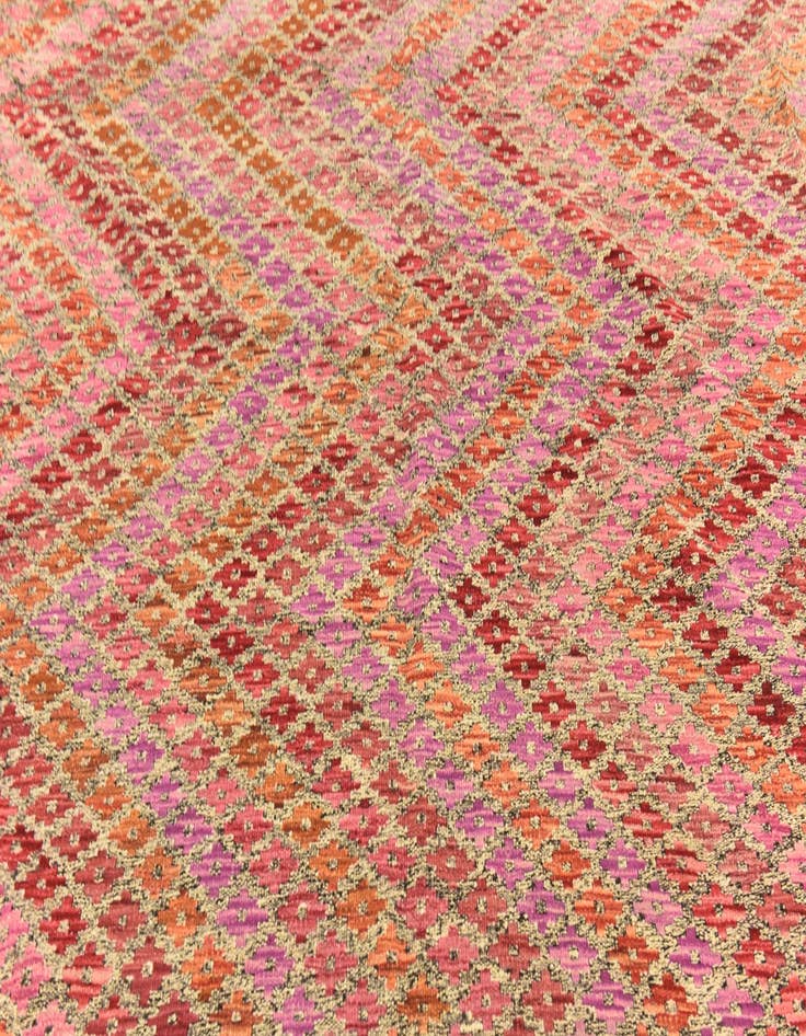 Detail image of 10' 4 x 13' 2 Hand Woven Kilim Modern Wool Rug