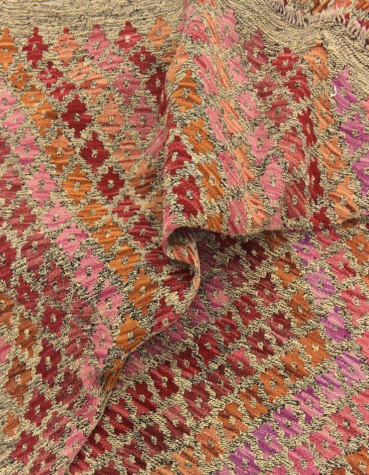 Detail image of 10' 4 x 13' 2 Hand Woven Kilim Modern Wool Rug