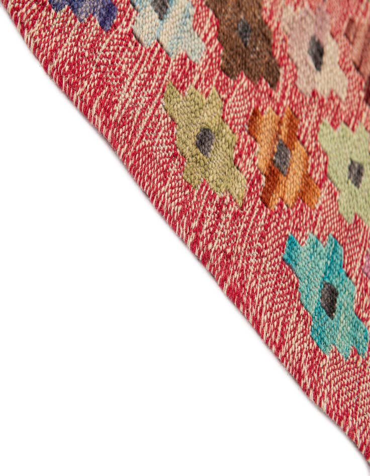 Detail image of 5' 10 x 7' 7  Hand Woven Kilim Modern Wool Rug