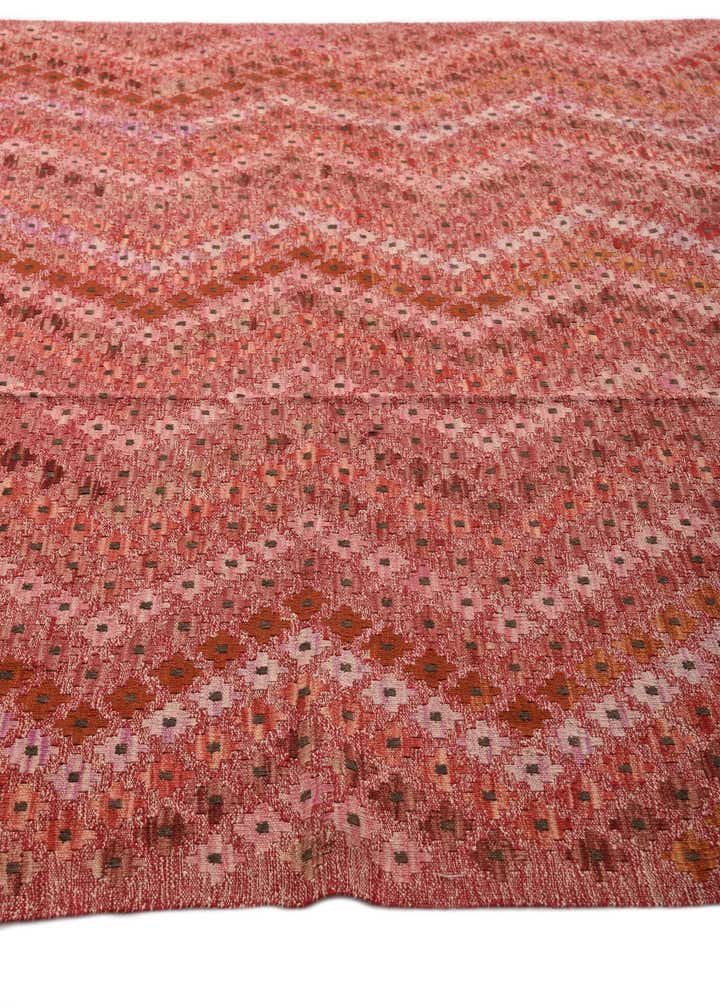 8' 8 x 9' 8 Hand Woven Kilim Modern Wool Rug