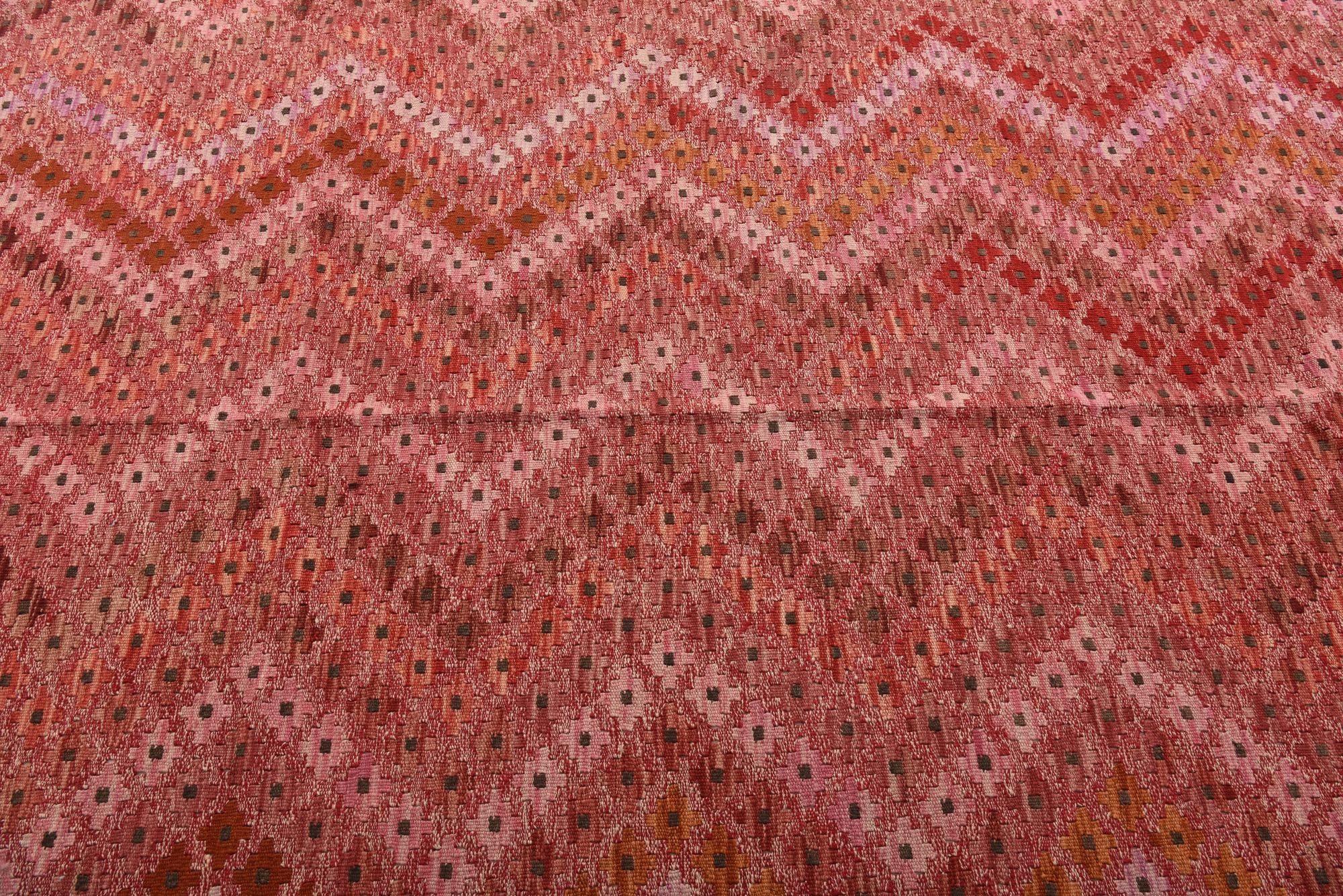 8' 8 x 9' 8 Hand Woven Kilim Modern Wool Rug