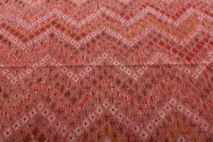 8' 8 x 9' 8 Hand Woven Kilim Modern Wool Rug