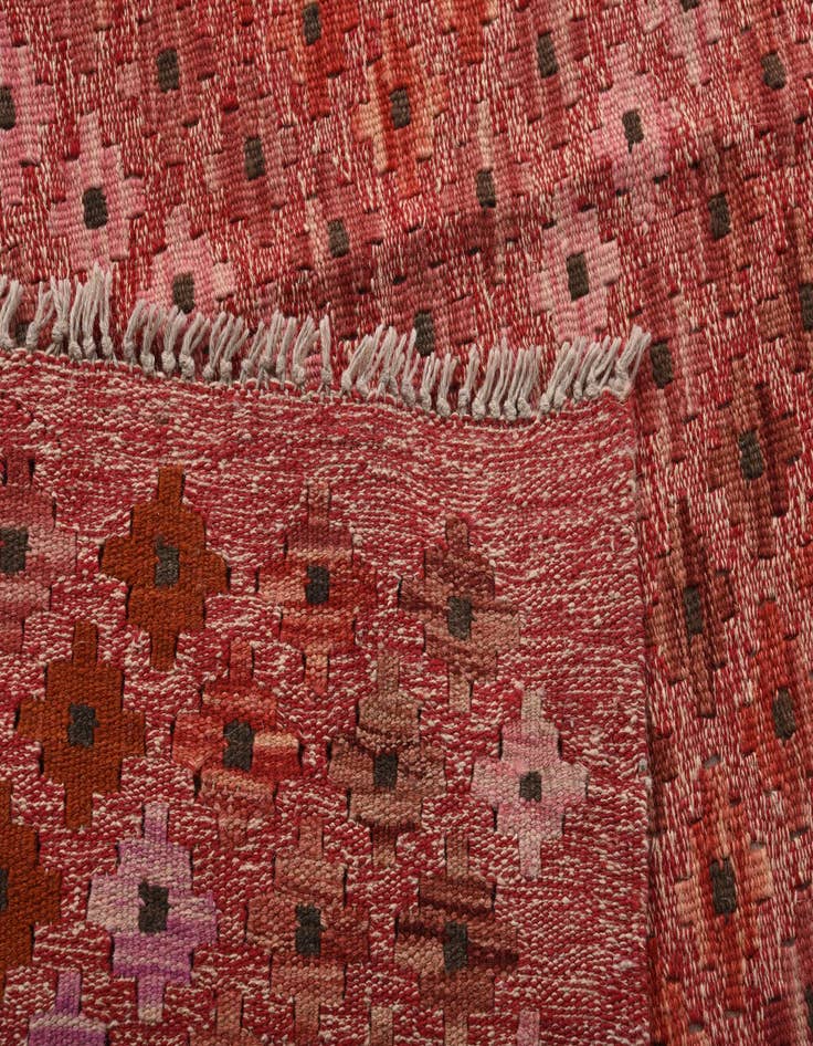 Detail image of 8' 8 x 9' 8  Hand Woven Kilim Modern Wool Rug