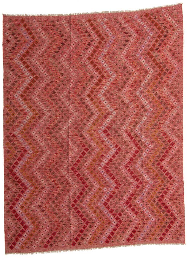 8' 8 x 9' 8 Hand Woven Kilim Modern Wool Rug