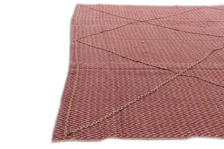 8' 9 x 12' Hand Woven Kilim Modern Wool Rug