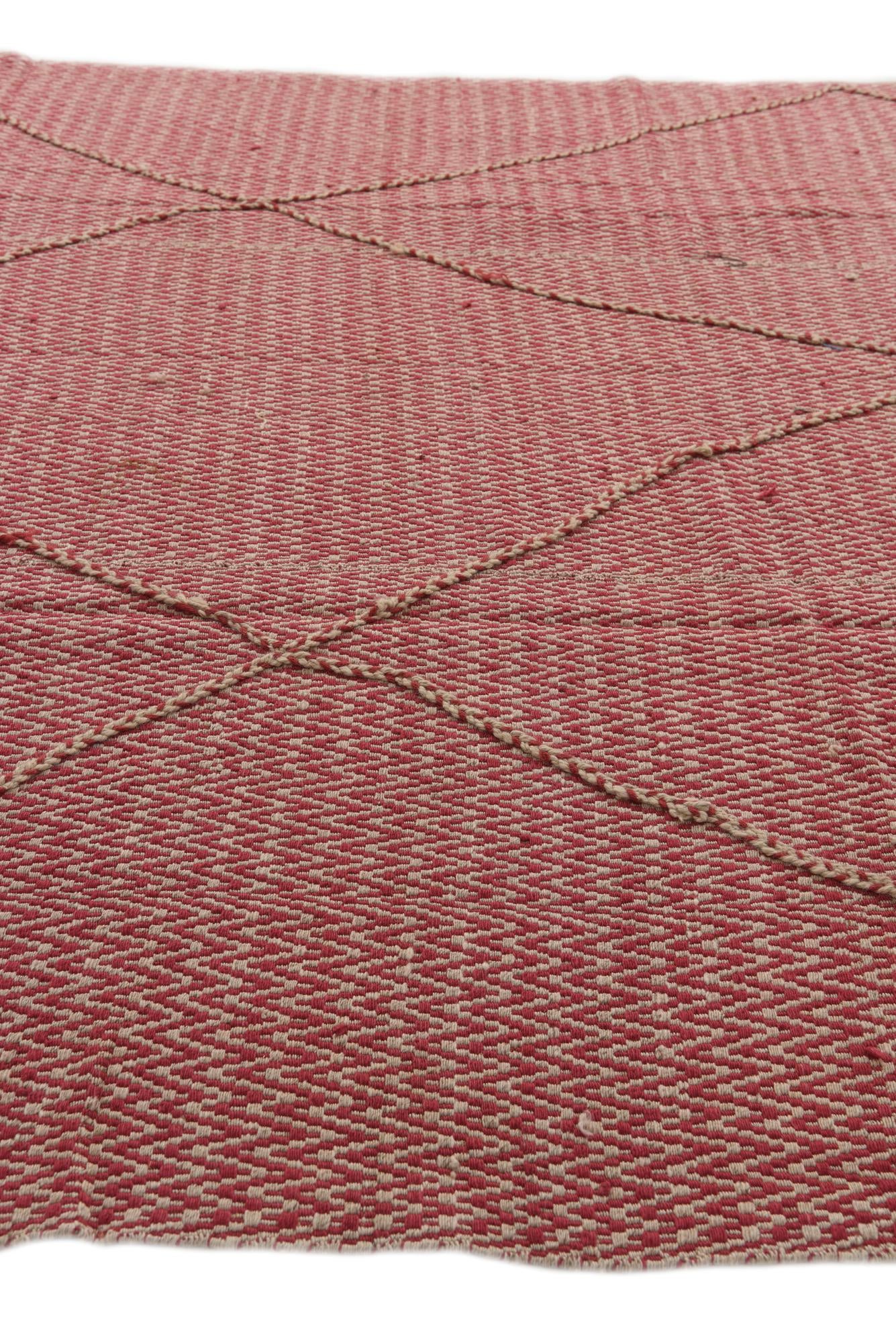 8' 9 x 12' Hand Woven Kilim Modern Wool Rug