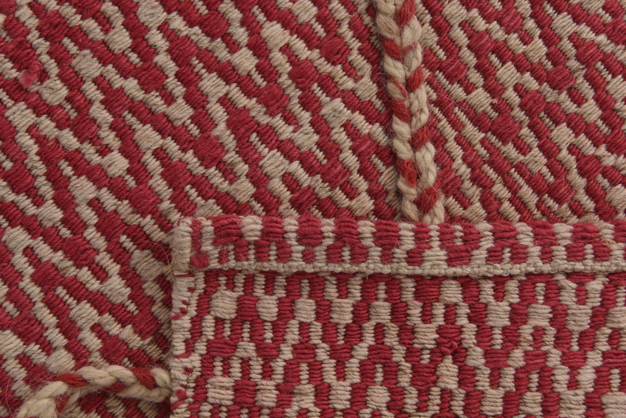 8' 9 x 12' Hand Woven Kilim Modern Wool Rug