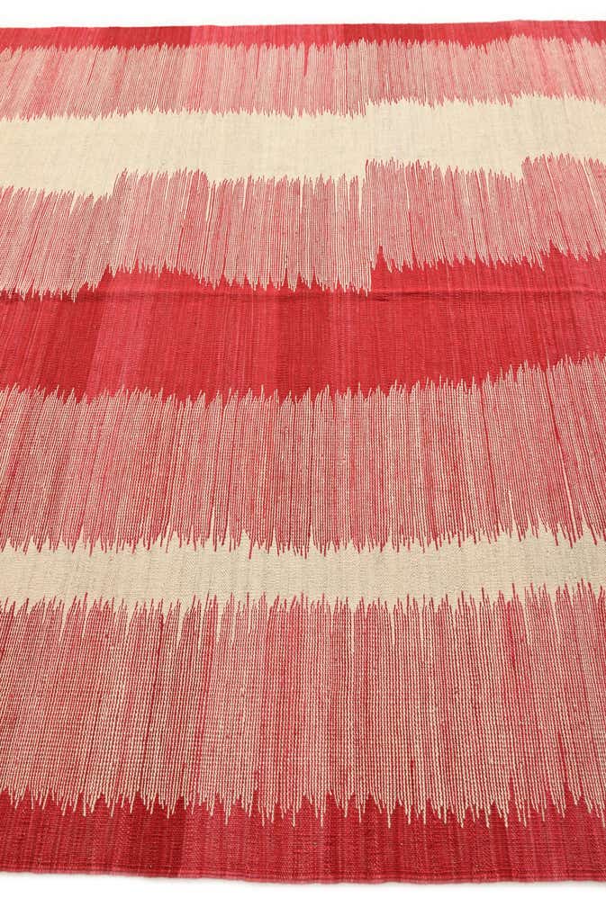 6' 9 x 9' 4 Hand Woven Kilim Modern Wool Rug