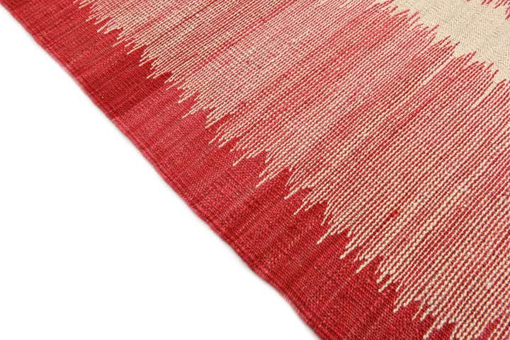 6' 9 x 9' 4 Hand Woven Kilim Modern Wool Rug