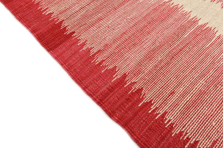 Detail image of 6' 9 x 9' 4 Hand Woven Kilim Modern Wool Rug