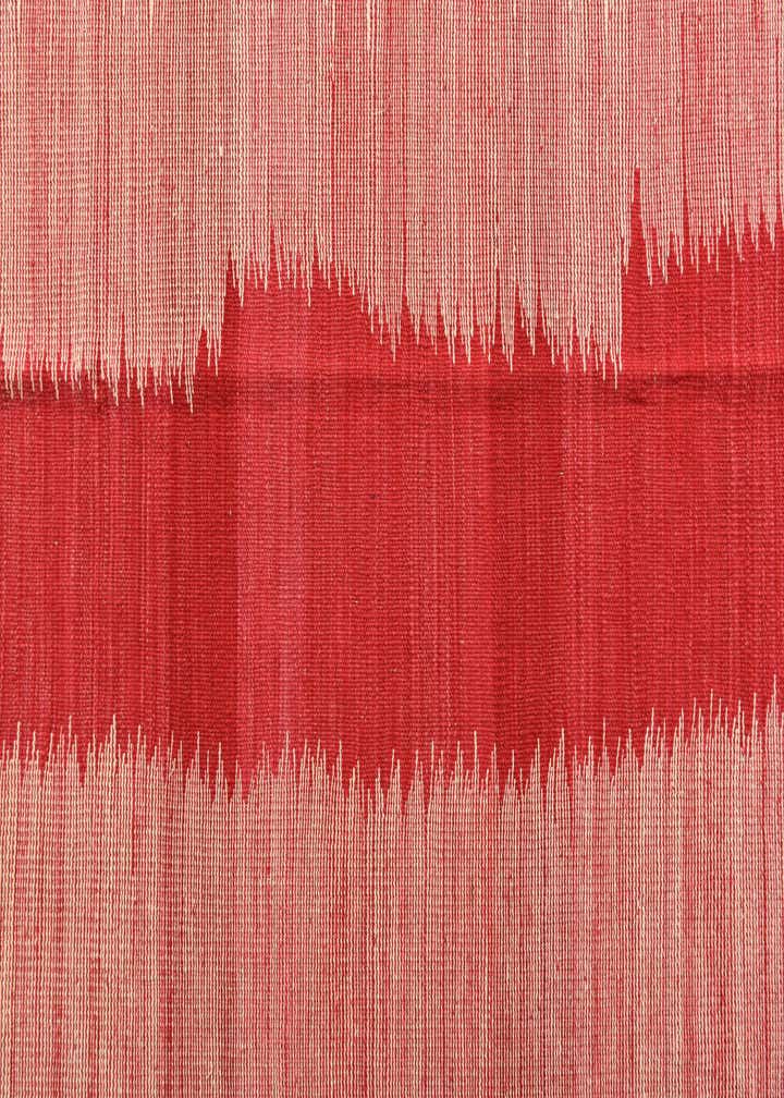 6' 9 x 9' 4 Hand Woven Kilim Modern Wool Rug