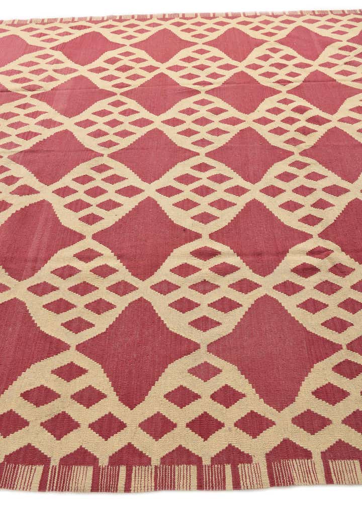 8' 9 x 9' 7 Hand Woven Kilim Modern Wool Rug