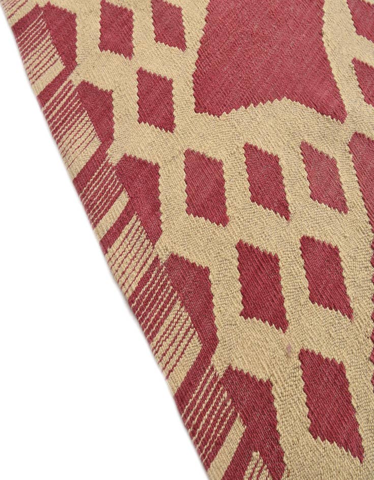Detail image of 8' 9 x 9' 7  Hand Woven Kilim Modern Wool Rug