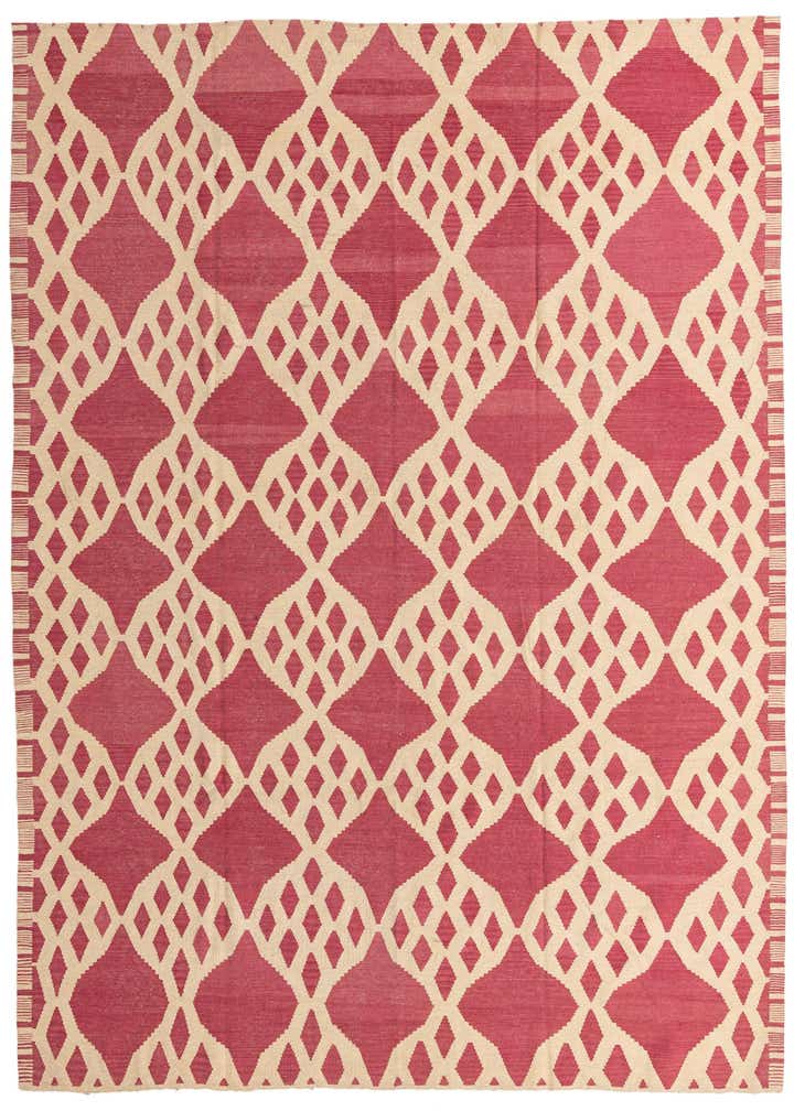 8' 9 x 9' 7 Hand Woven Kilim Modern Wool Rug