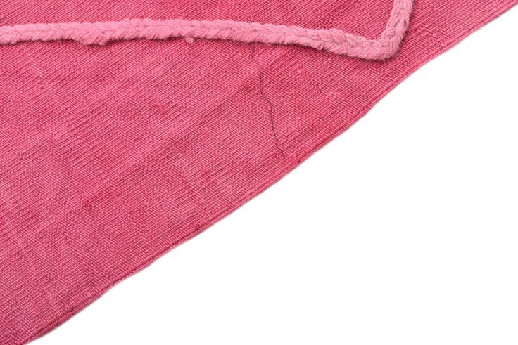 Detail image of 4' 7 x 6' 7 Hand Woven Kilim Modern Wool Rug