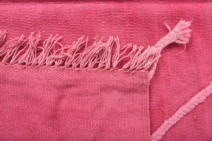 4' 7 x 6' 7 Hand Woven Kilim Modern Wool Rug