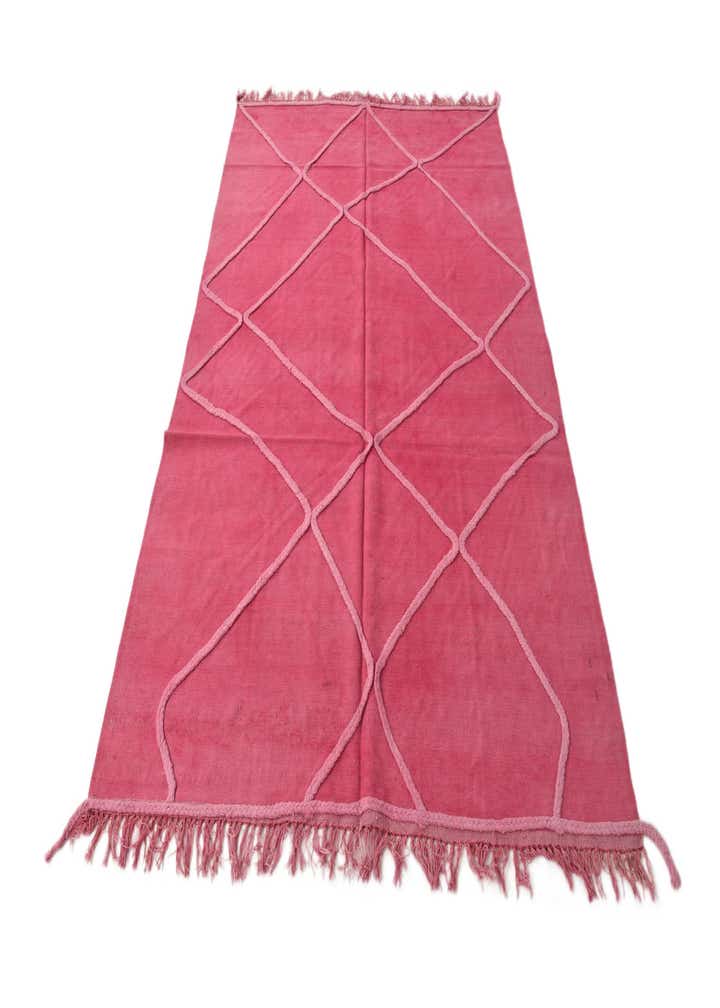 5' 7 x 8' Hand Woven Kilim Modern Wool Rug