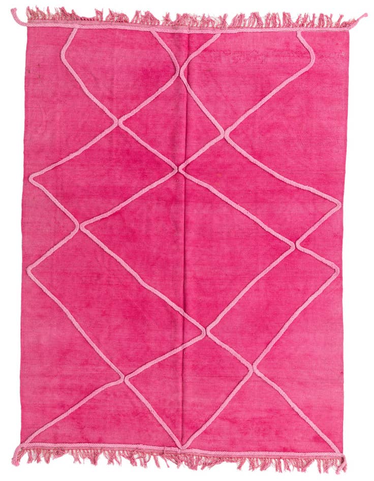 Detail image of 5' 7 x 8' Hand Woven Kilim Modern Wool Rug