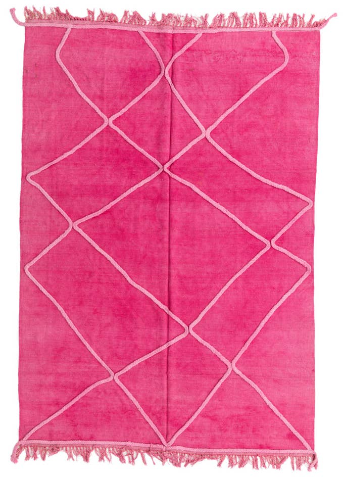Detail image of 5' 7 x 8' Hand Woven Kilim Modern Wool Rug