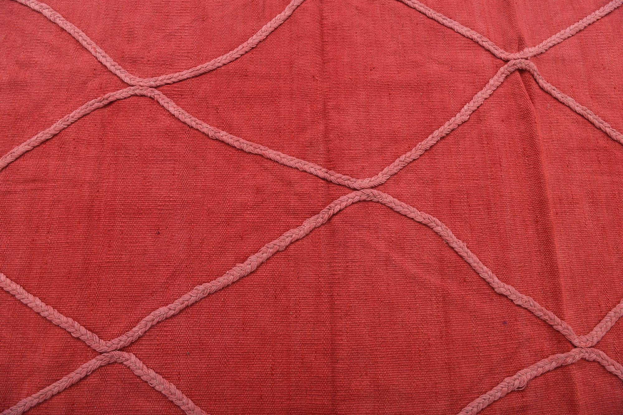 3' 3 x 4' 7 Hand Woven Kilim Modern Wool Rug