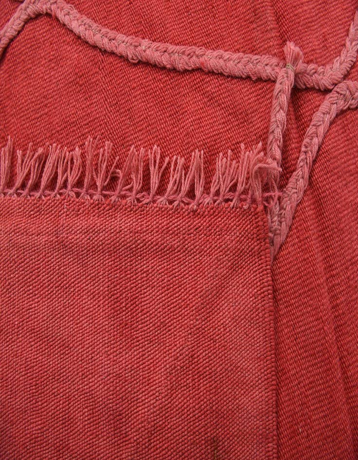 Detail image of 3' 3 x 4' 7  Hand Woven Kilim Modern Wool Rug