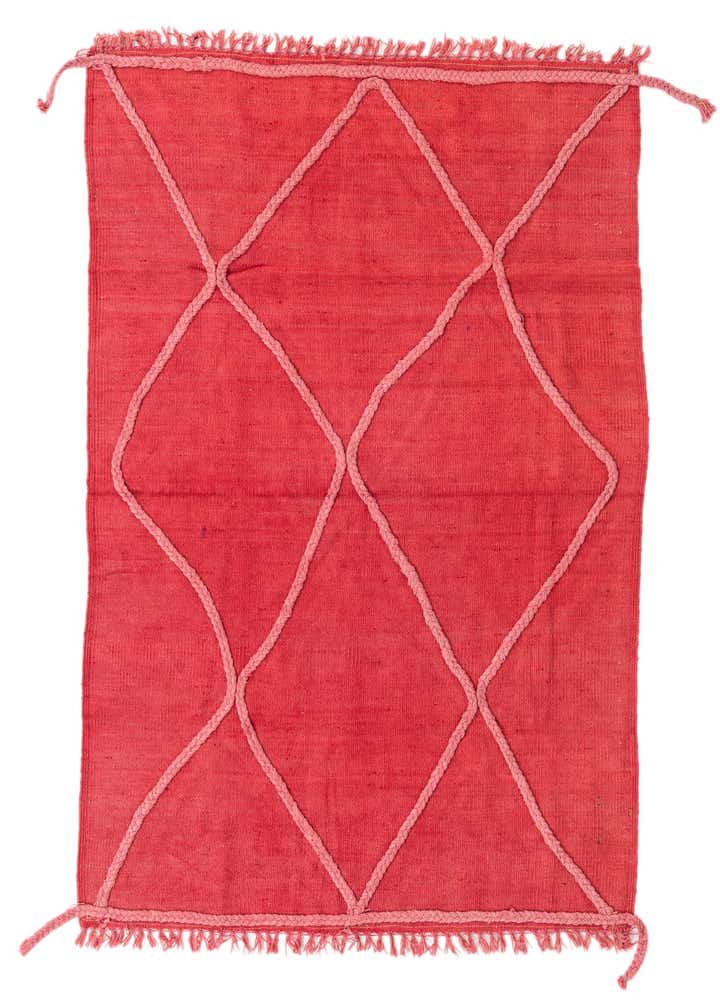 3' 3 x 4' 7 Hand Woven Kilim Modern Wool Rug