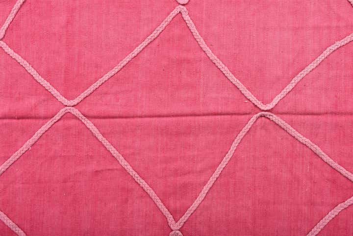 5' 6 x 8' Hand Woven Kilim Modern Wool Rug