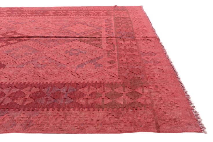 Detail image of 5' x 6' 5 Hand Woven Kilim Modern Wool Rug