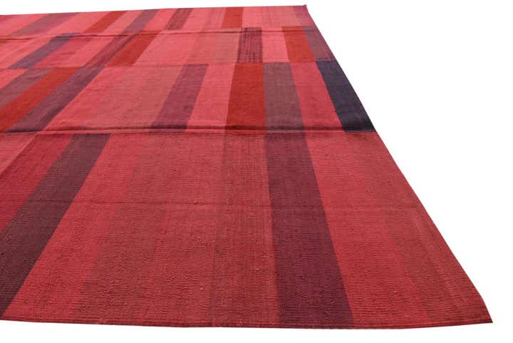 8' 4 x 11' 2 Hand Woven Kilim Modern Wool Rug