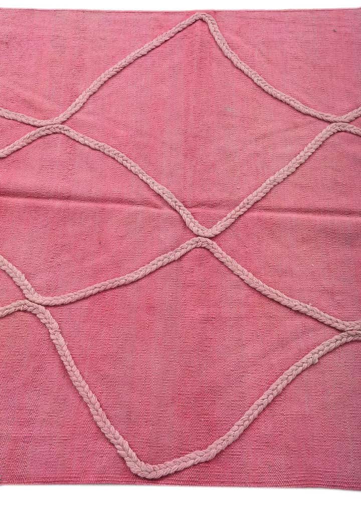 3' 6 x 4' 9 Hand Woven Kilim Modern Wool Rug