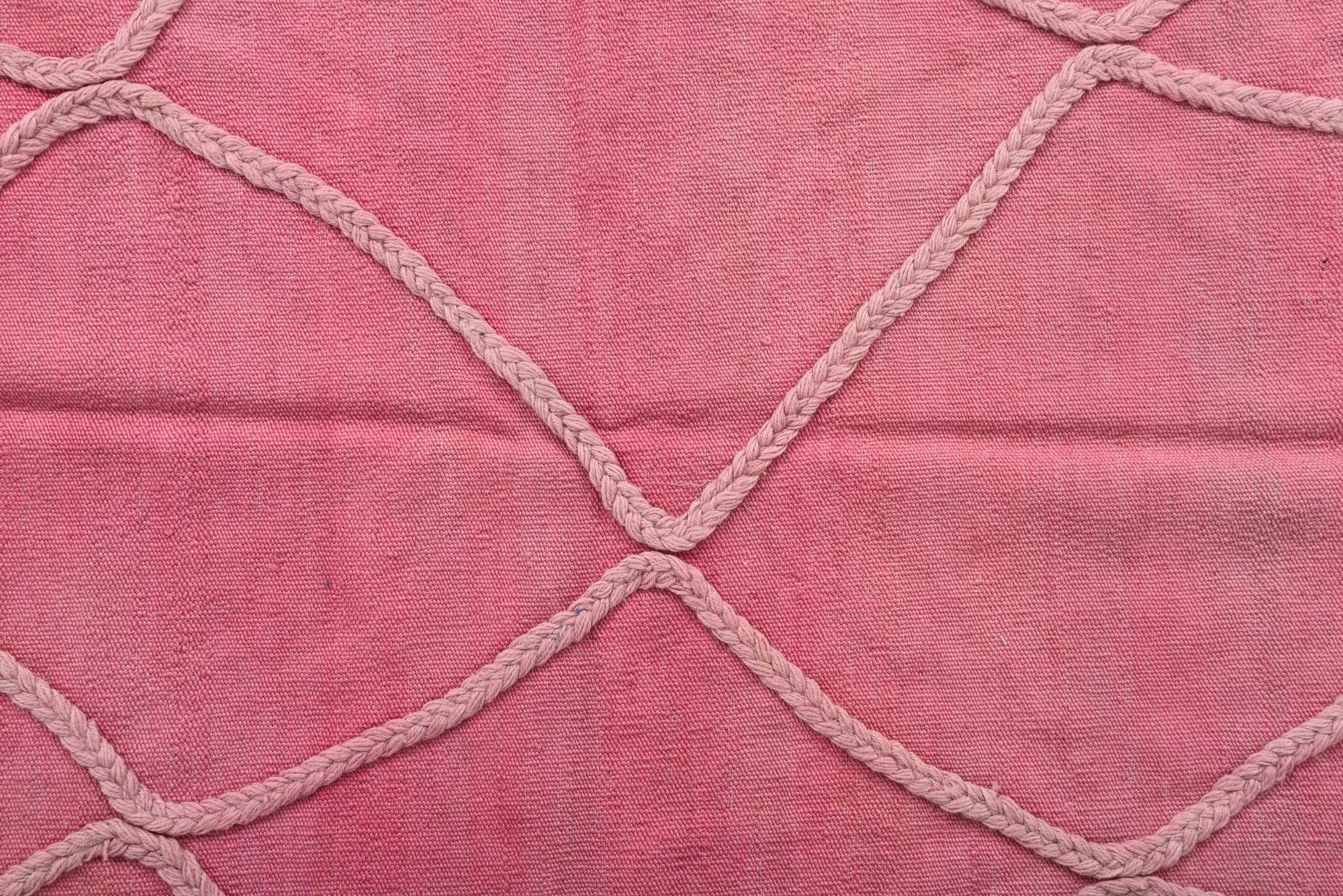 3' 6 x 4' 9 Hand Woven Kilim Modern Wool Rug