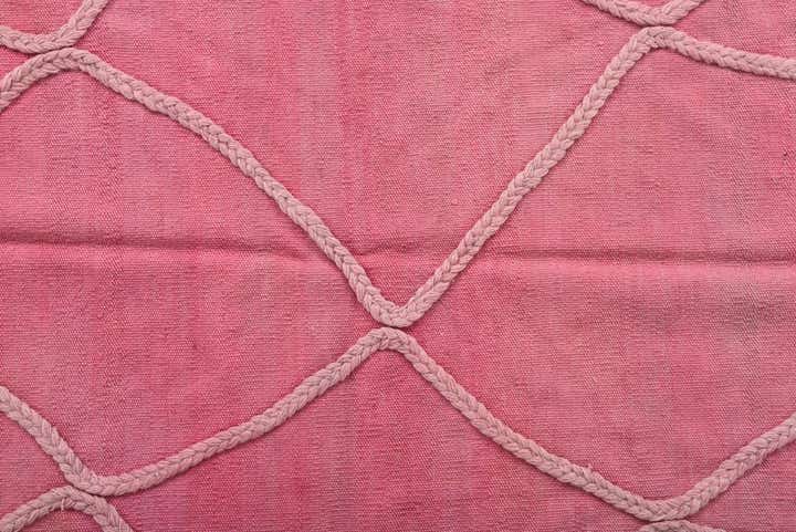 3' 6 x 4' 9 Hand Woven Kilim Modern Wool Rug