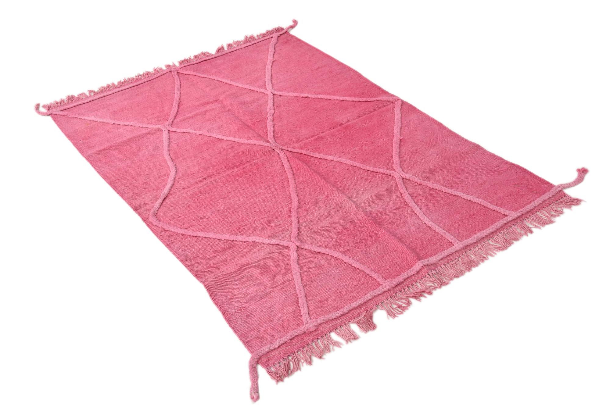 3' 6 x 5' Hand Woven Kilim Modern Wool Rug