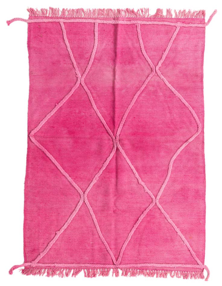 Detail image of 3' 6 x 5' Hand Woven Kilim Modern Wool Rug