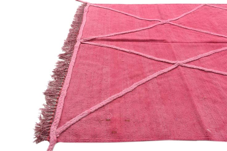 Detail image of 4' x 6' Hand Woven Kilim Modern Wool Rug